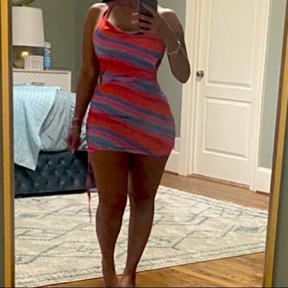 “Taste the Rainbow” Camisole Backless Mini Dress. Size Small. Super Sexy! - Picture 2 of 7